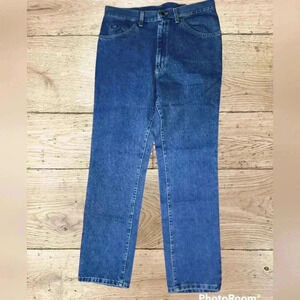 VTG NWT 90s Lee jeans regular fit straight leg blue pepper wash USA Union made